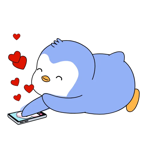❤️‍🔥 Стикер «Pengu collection» для Telegram