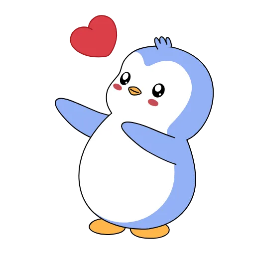 🩷 Стикер «Pengu collection» для Telegram