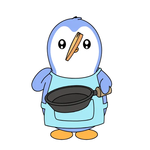 🍰 Стикер «Pengu collection» для Telegram