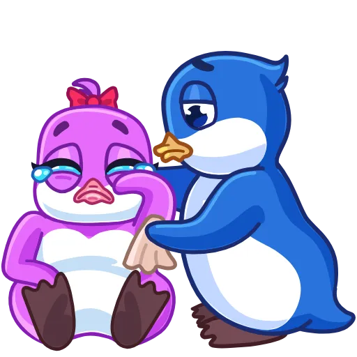 😢 Стикер «Lolo and Pepe» для Telegram