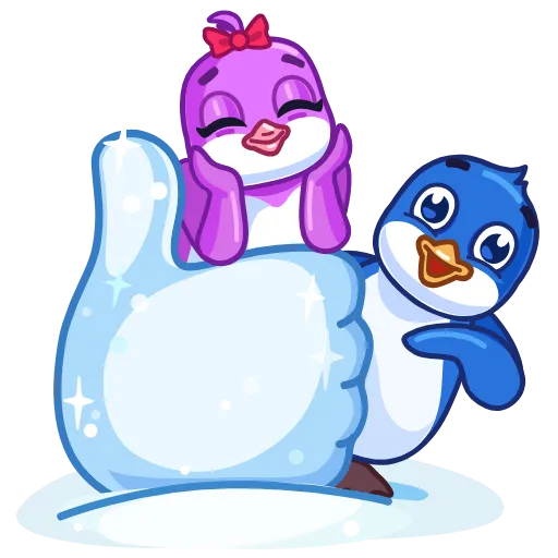 👍 Стикер «Lolo and Pepe» для Telegram