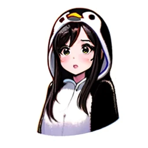 Стикерпак Penguin Tyan для Telegram — скачать