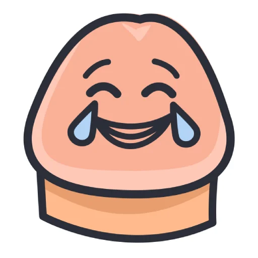 😂 Стикер «Смайлики-члены» для Telegram