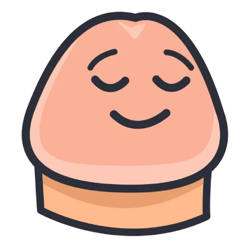 😌 Стикер «Смайлики-члены» для Telegram
