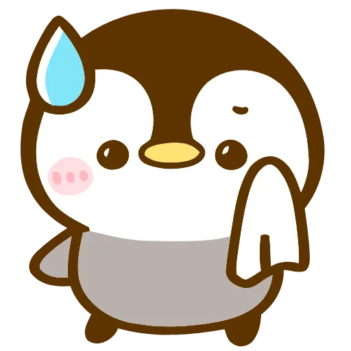 😥 Эмодзи «Penpen Autumn» для Telegram