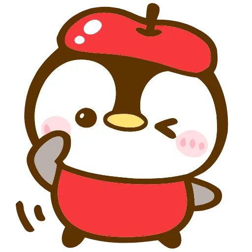 🍎 Эмодзи «Penpen Autumn» для Telegram
