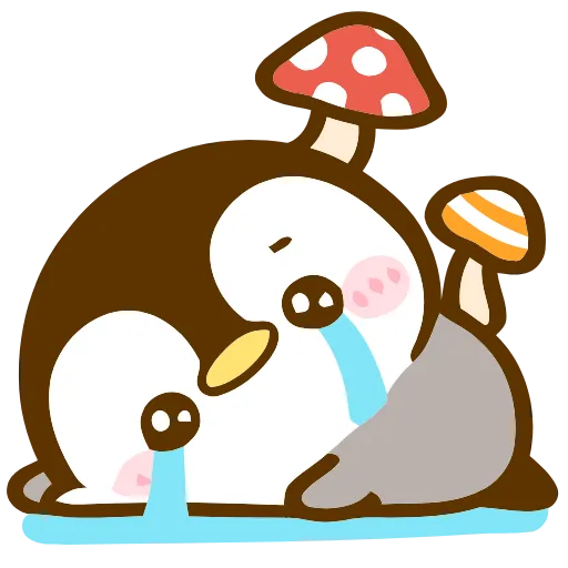 😭 Эмодзи «Penpen Autumn» для Telegram