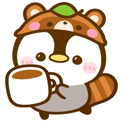 ☕️ Эмодзи «Penpen Autumn» для Telegram