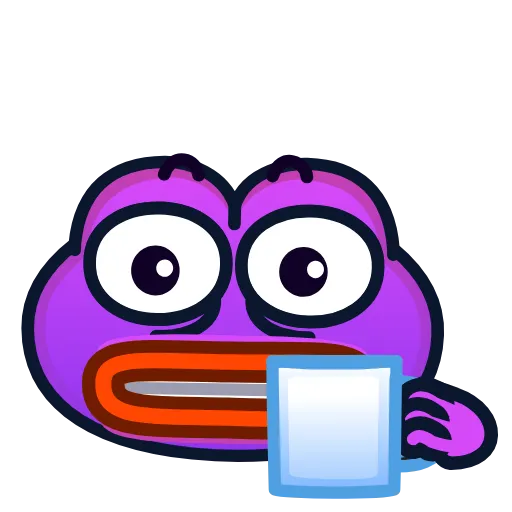 ☕️ Эмодзи «Pepe» для Telegram