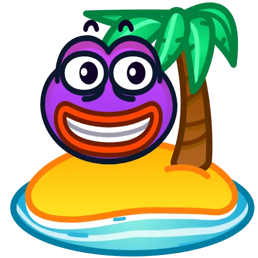 🏝 Эмодзи «Pepe» для Telegram