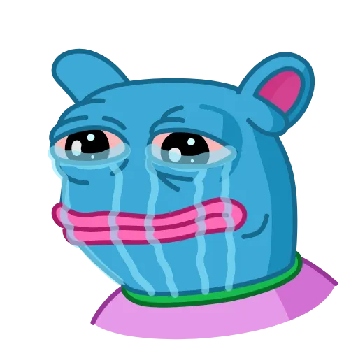 😭 Стикер «PePe ⇲ ⇱» для Telegram