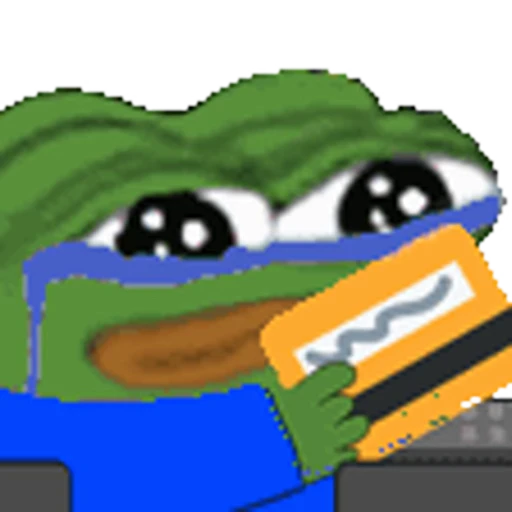 🤑 Стикер «PEPEGA» для Telegram