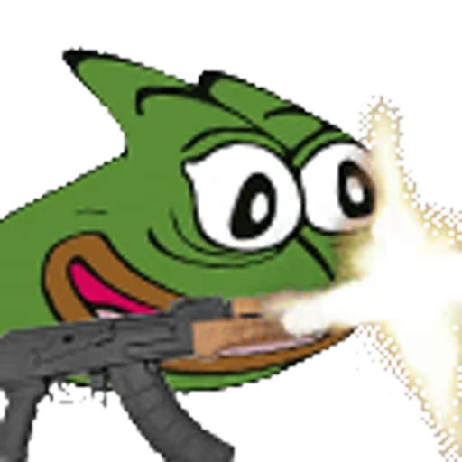 🔫 Стикер «PEPEGA» для Telegram