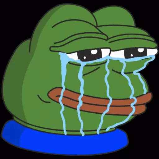 😭 Стикер «Pepe Пепе» для Telegram