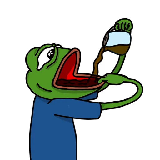 ☕️ Стикер «Pepe Пепе» для Telegram