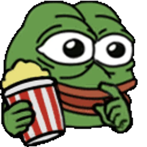 🍿 Стикер «Pepe Пепе» для Telegram
