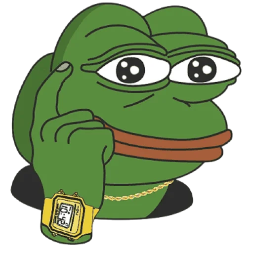 🤓 Стикер «Pepe Investor» для Telegram