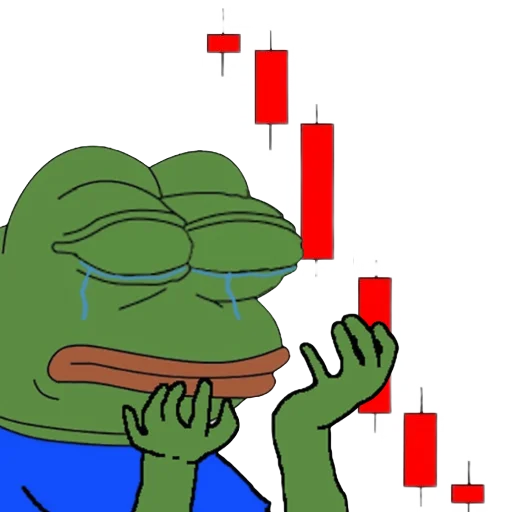 😢 Стикер «Pepe Investor» для Telegram