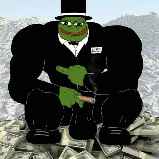 💰 Стикер «Pepe Investor» для Telegram