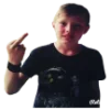 🖕 Эмодзи «😎 Набор эмоджи с музыкантом Pepel Nahudi» для Telegram