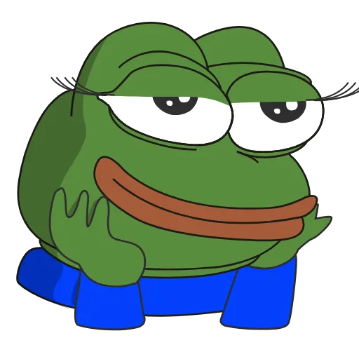 🤗 Стикер «Pepe Пепе» для Telegram