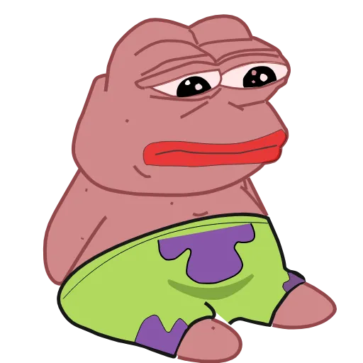 😔 Стикер «Pepe Пепе» для Telegram