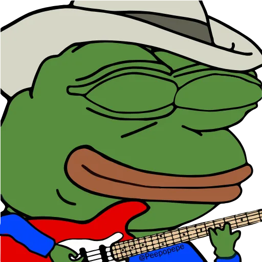 🎸 Стикер «Pepe Пепе» для Telegram