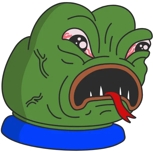 🐸 Стикер «PePe The Impaler» для Telegram