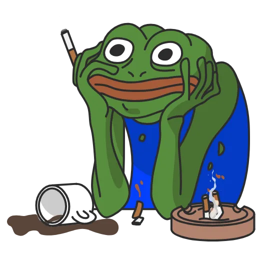 🐸 Стикер «PePe The Impaler» для Telegram