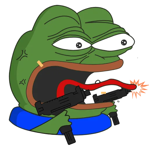 🐸 Стикер «PePe The Impaler» для Telegram