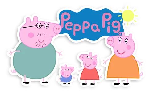 Стикерпак Peppa Pig для Telegram — скачать