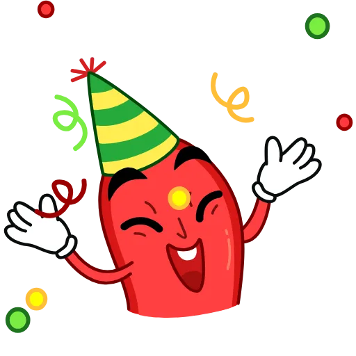 🥳 Стикер «Чили» для Telegram