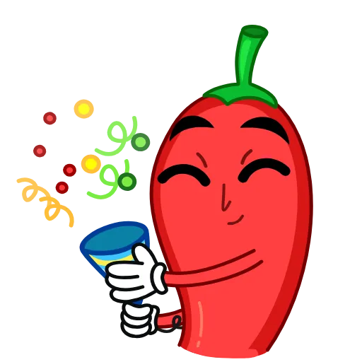 🥳 Стикер «Чили» для Telegram