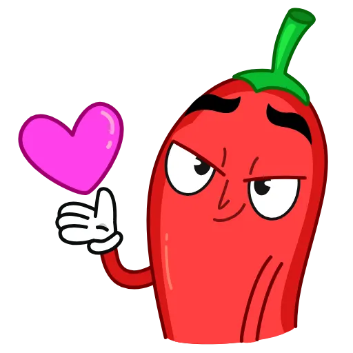 😘 Стикер «Чили» для Telegram