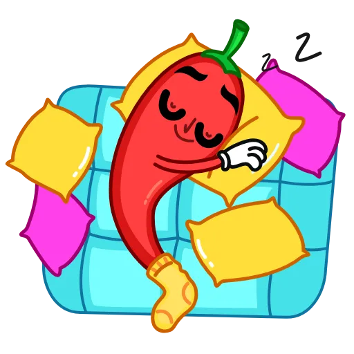 😴 Стикер «Чили» для Telegram