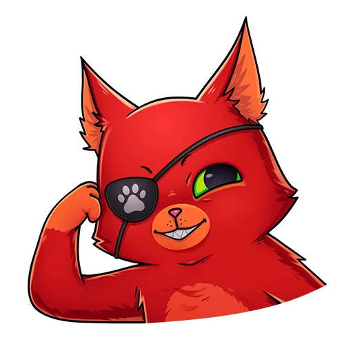 😏 Стикер «Кот Перчик» для Telegram