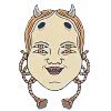 👹 Эмодзи «😼 Набор эмоджи с восточной эстетикой» для Telegram