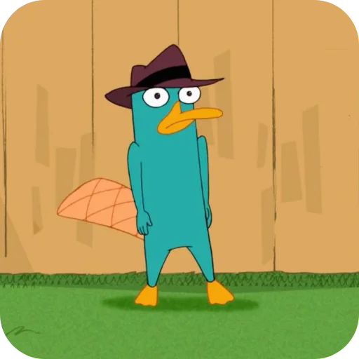 😳 Стикер «Perry the Platypus» для Telegram