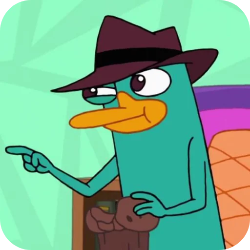 😏 Стикер «Perry the Platypus» для Telegram