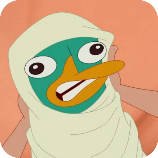 🤨 Стикер «Perry the Platypus» для Telegram