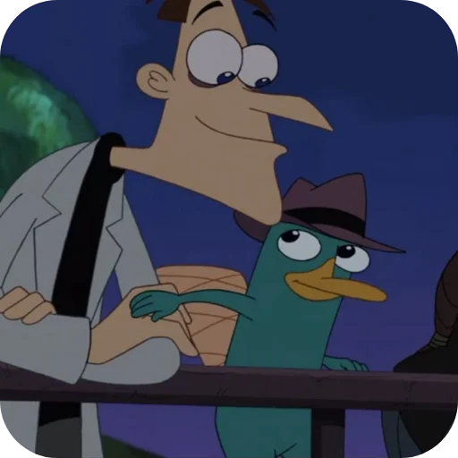 🙂 Стикер «Perry the Platypus» для Telegram