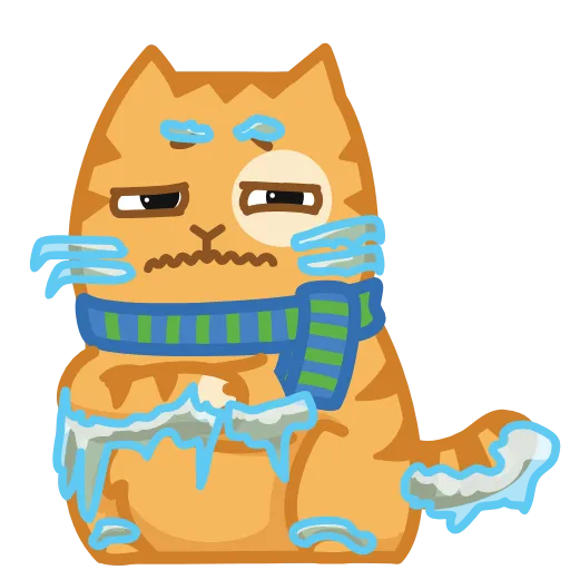 🥶 Стикер «Persik Animated» для Telegram