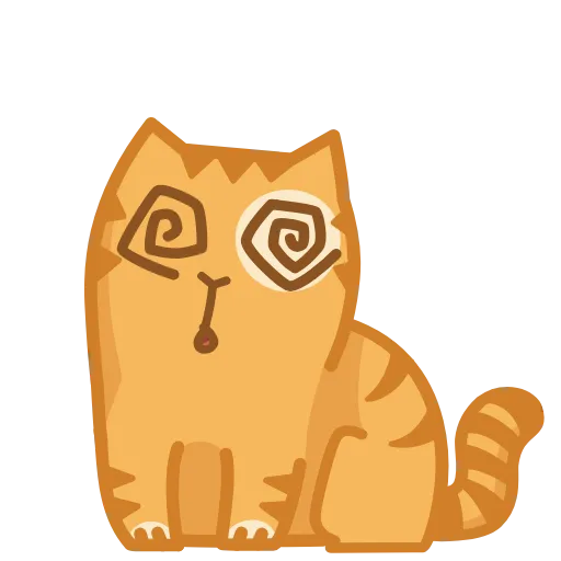 😵‍💫 Стикер «Persik Animated» для Telegram