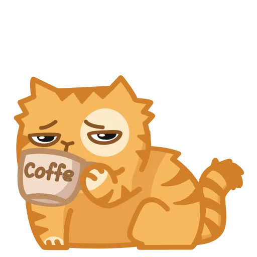 ☕️ Стикер «Persik Animated» для Telegram