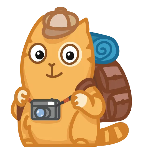 ⛺️ Стикер «Persik Animated» для Telegram