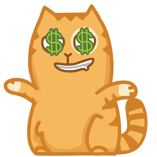 🤑 Стикер «Persik Animated» для Telegram