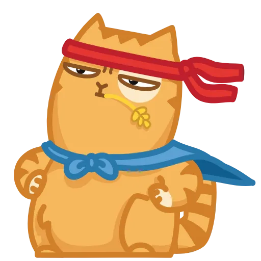 🦸‍♂ Стикер «Persik Animated» для Telegram