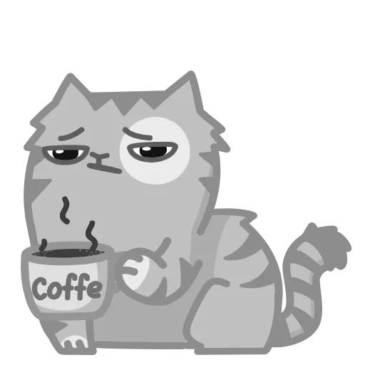 ☕️ Эмодзи «Серый Персик» для Telegram
