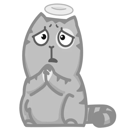🙏 Эмодзи «Серый Персик» для Telegram