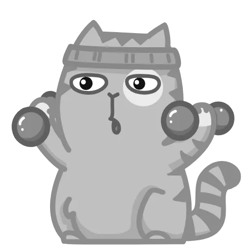 💪 Эмодзи «Серый Персик» для Telegram